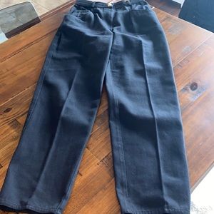 Salvatore Ferragamo Black Tailored Trousers